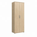 Kleiderschrank 2-türig Eiche Sonoma Holzwerkstoff rechteckig 80 x 50 x 180 cm